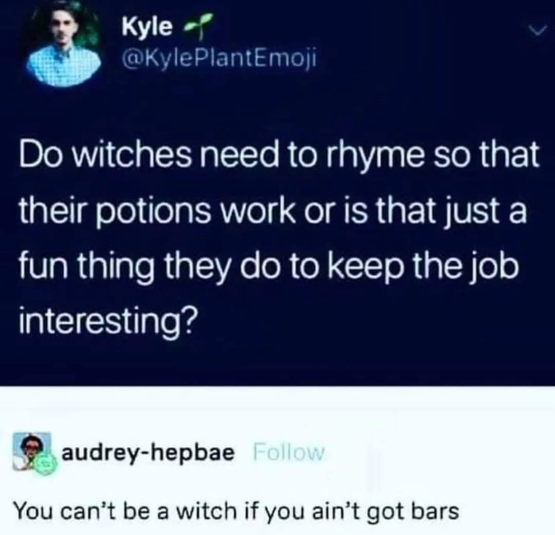rhyming meme