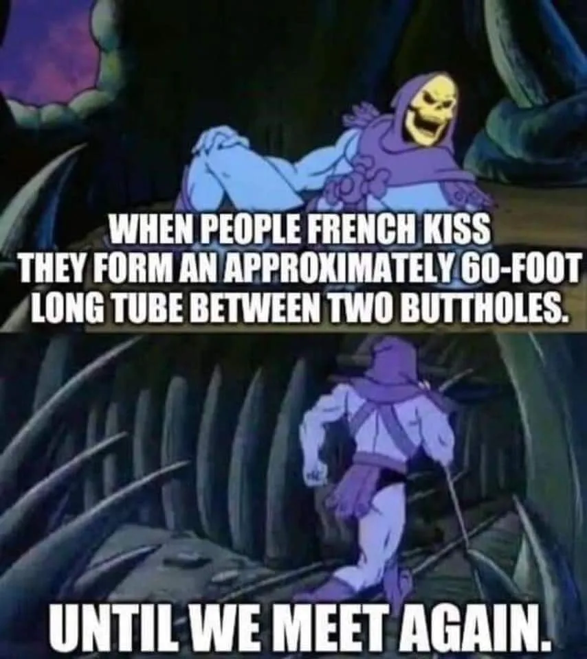 French kiss meme