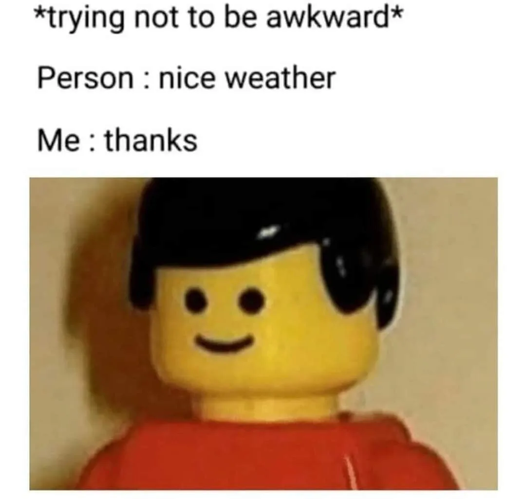 social awkwardness meme