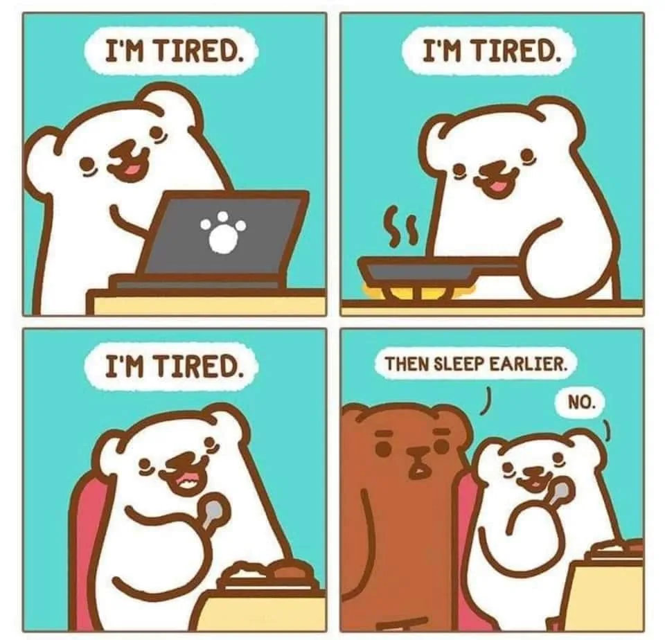 staying up late meme