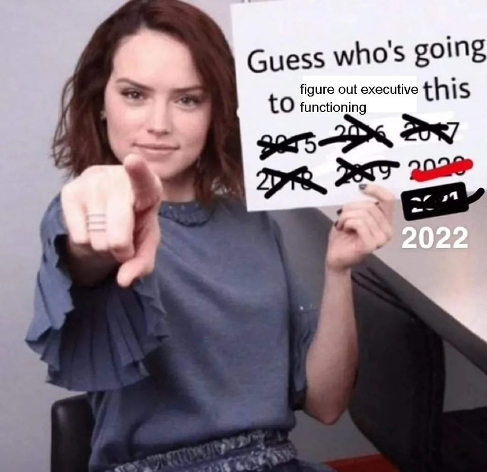getting your shit together meme