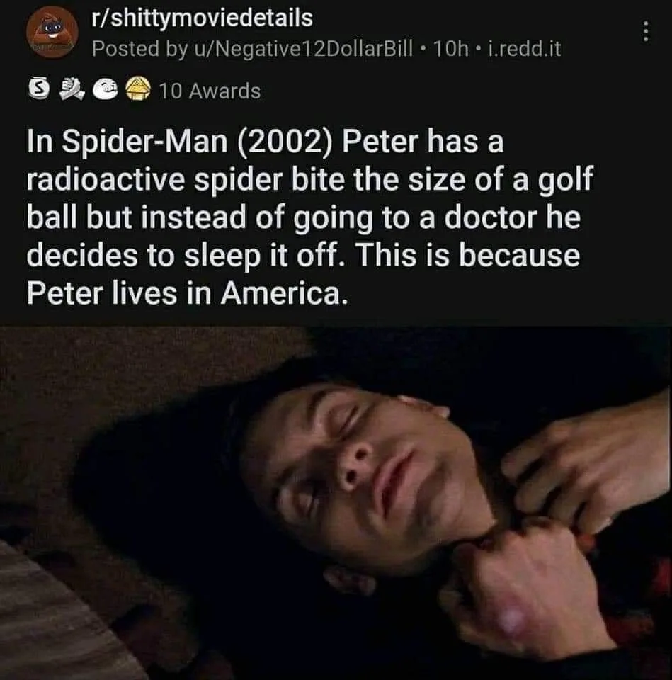 US healthcare system meme