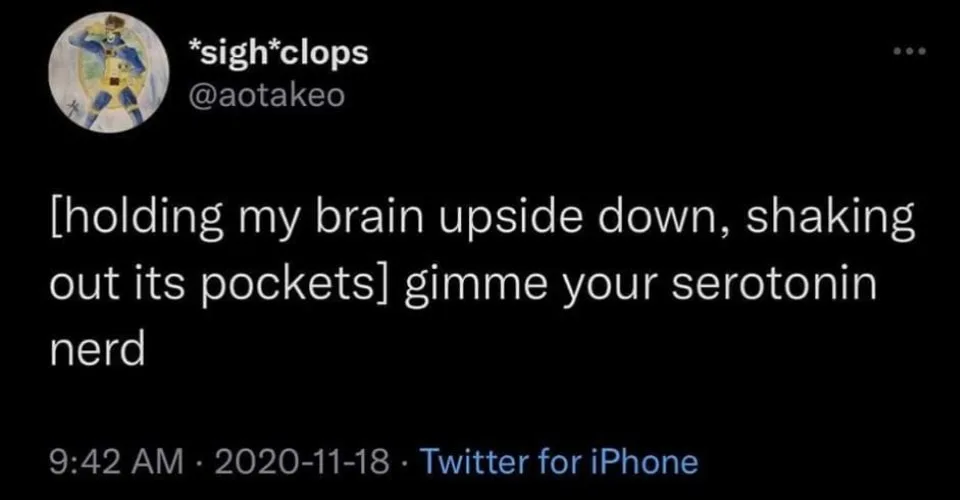 serotonin meme