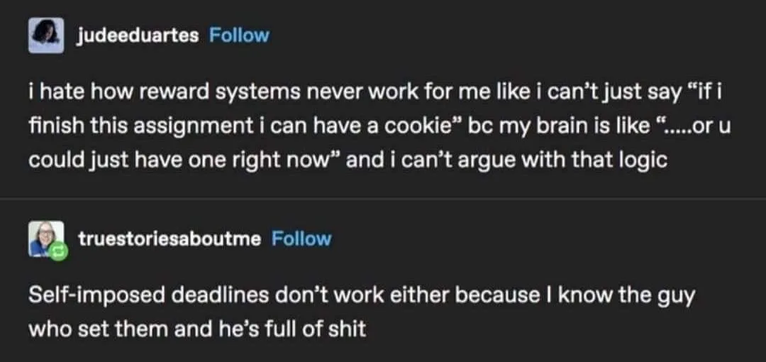 self-discipline meme