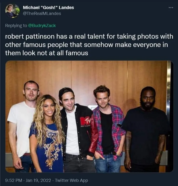 Robert Pattinson meme