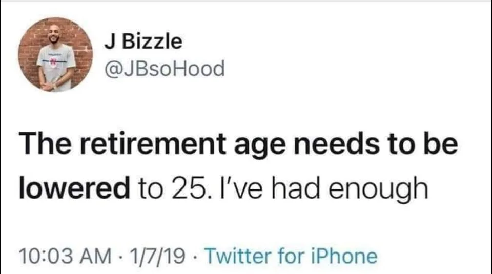 retirement meme