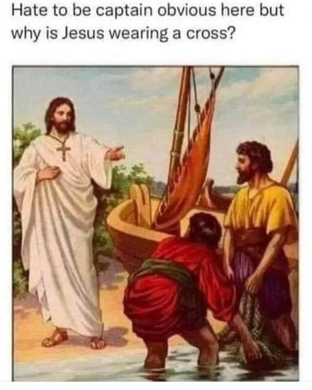crucifix meme