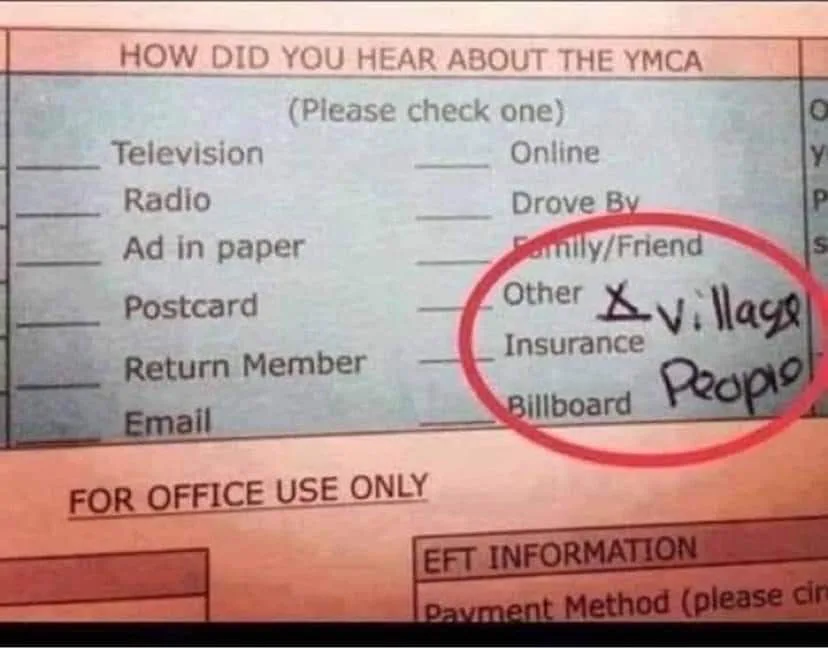 YMCA meme