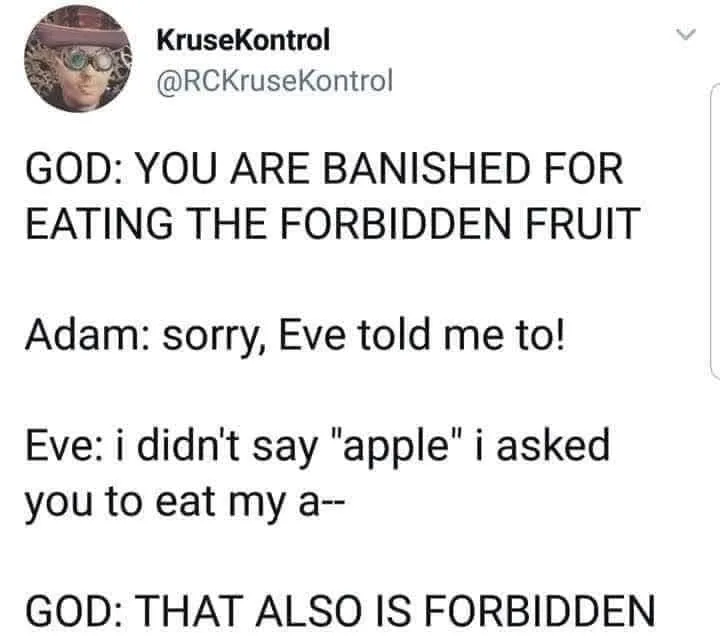 Adam and Eve meme