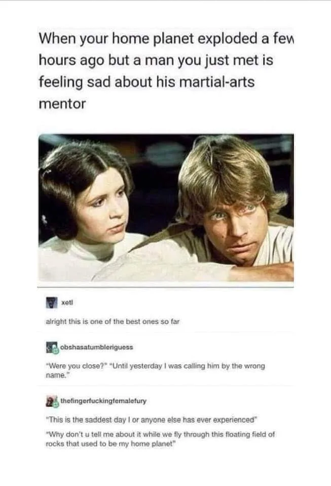Luke Skywalker meme