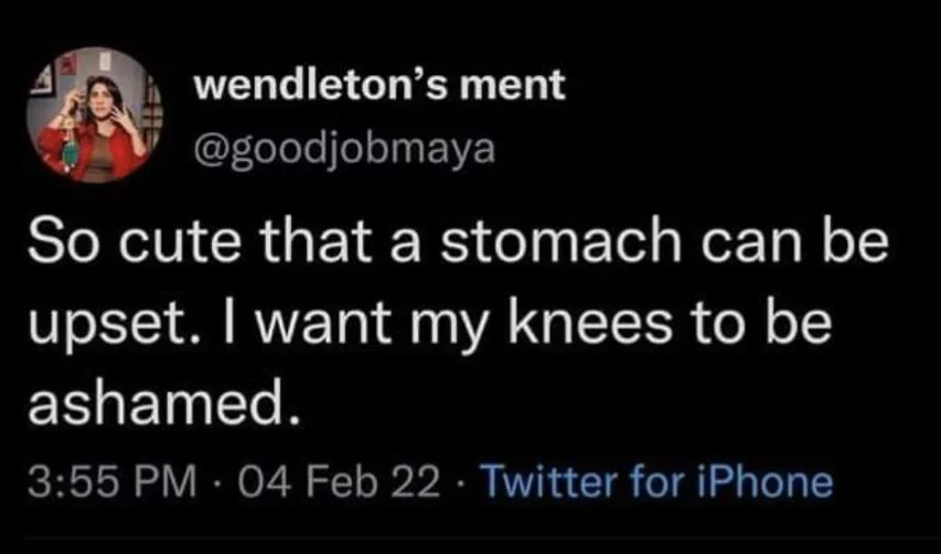 stomach ache meme