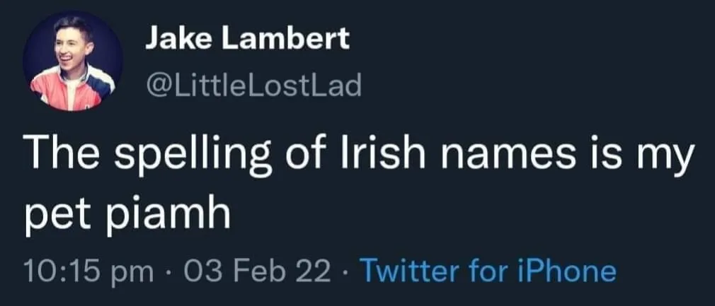 Irish (language) meme