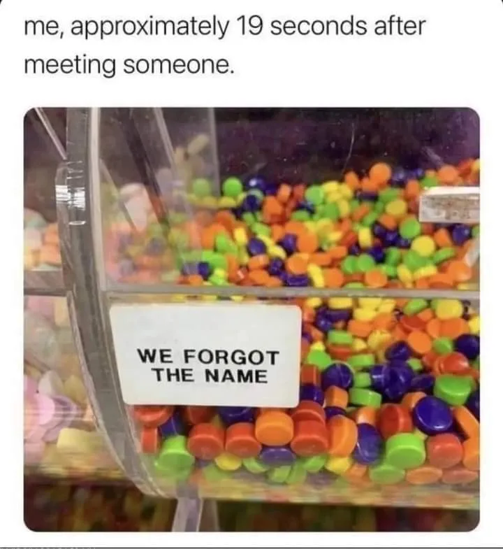 meeting someone meme