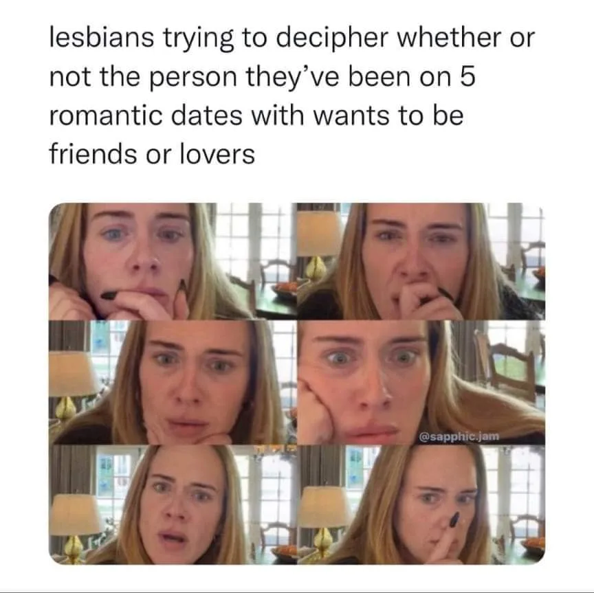 lesbian dating meme