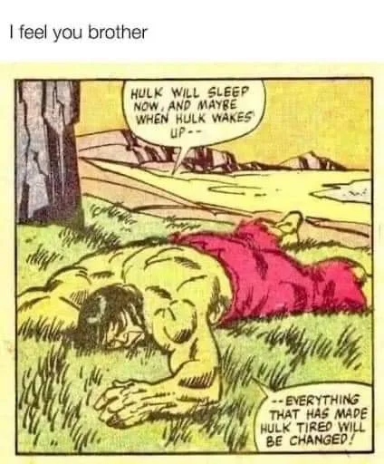 escapism meme