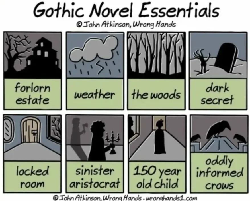 gothic novel meme