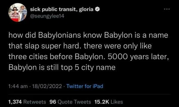 Babylon meme