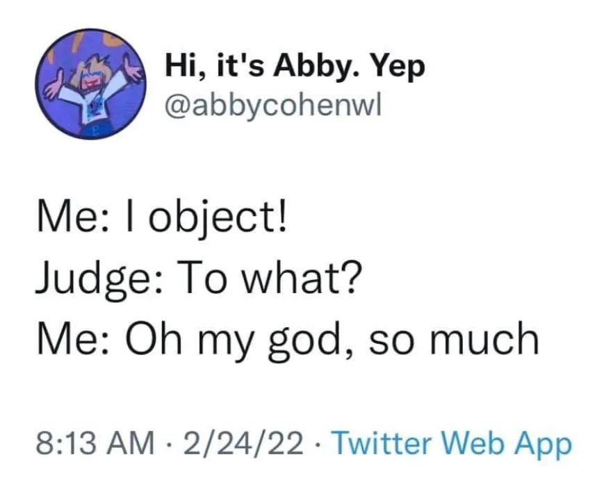 objection meme
