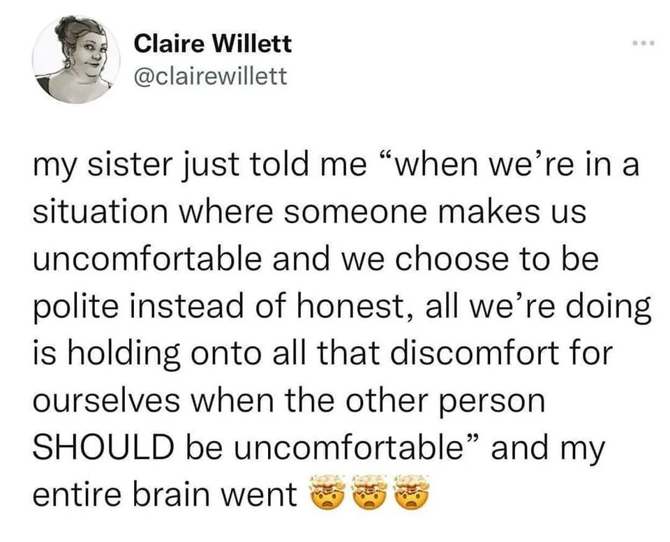 being polite meme