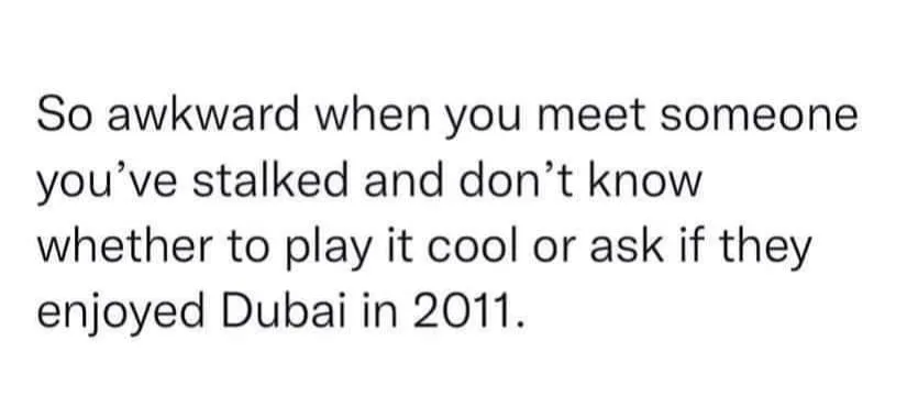 stalking meme