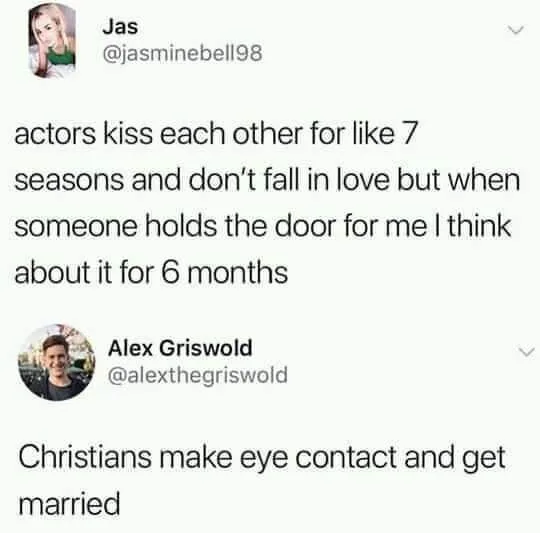 falling in love meme
