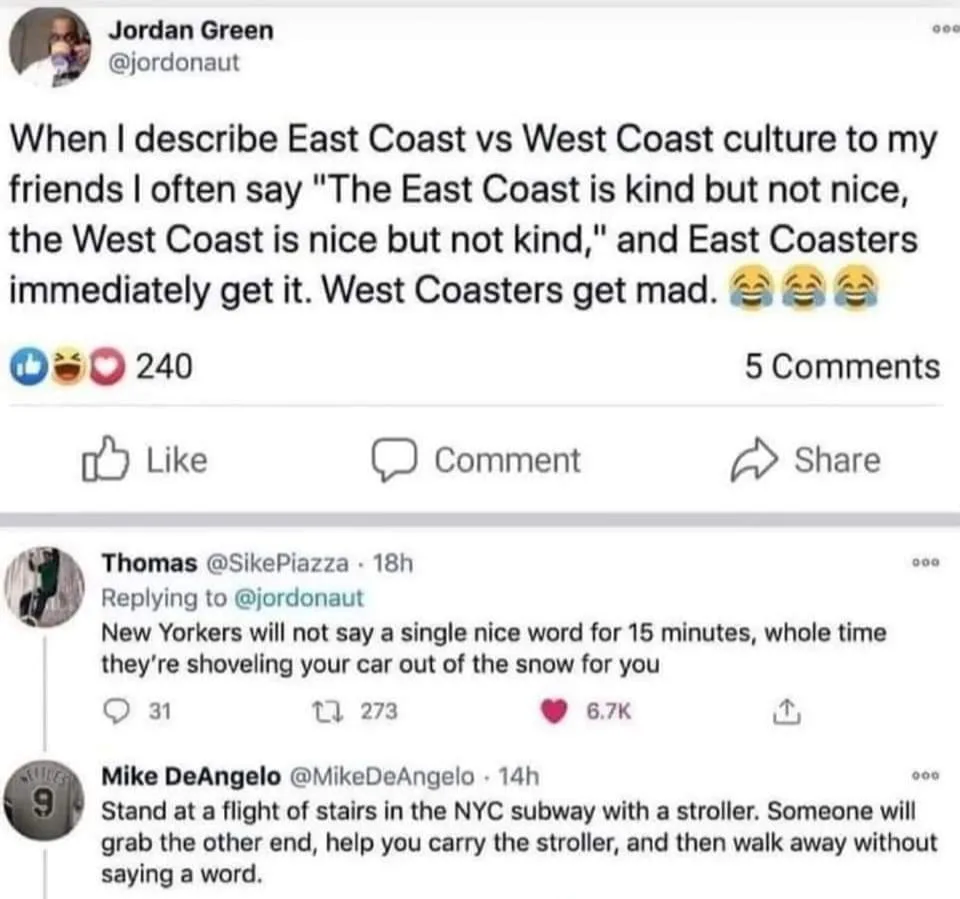 West Coast meme