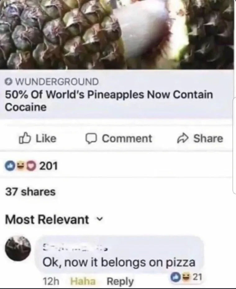 pineapple meme
