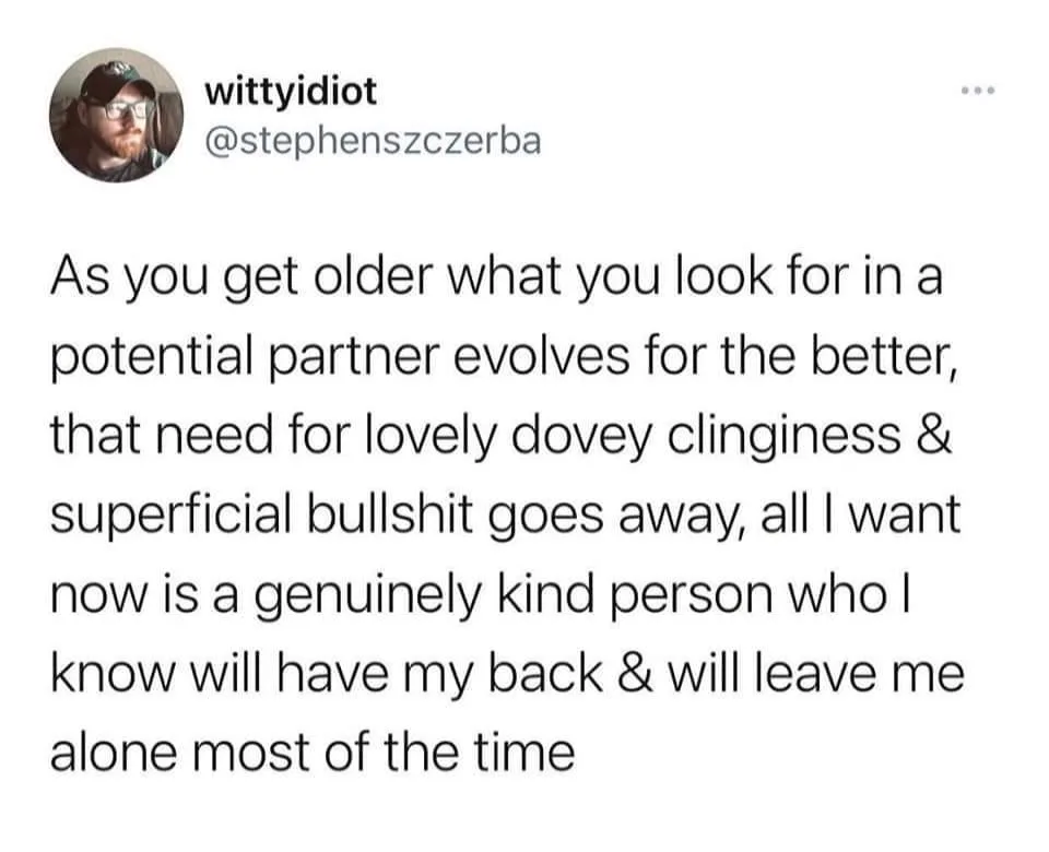 being alone meme