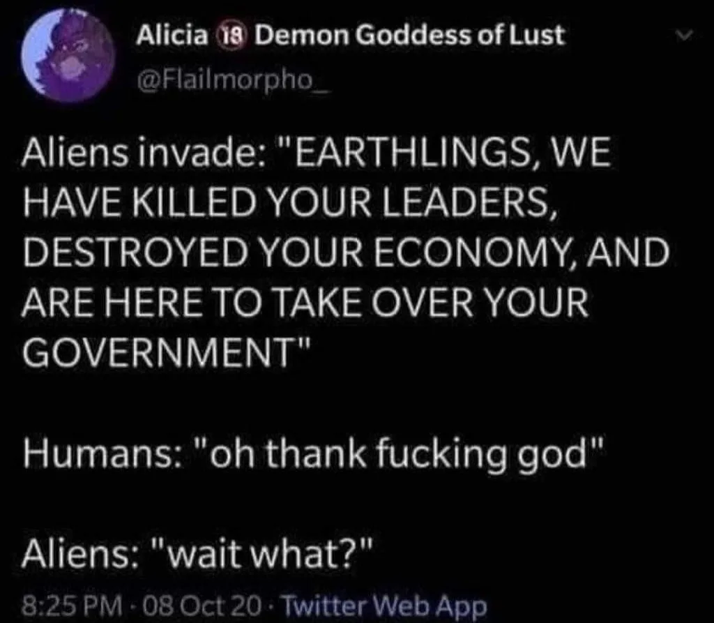 alien invasion meme