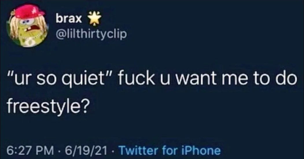 quiet meme