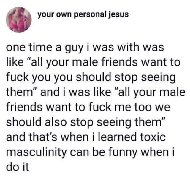 toxic masculinity meme