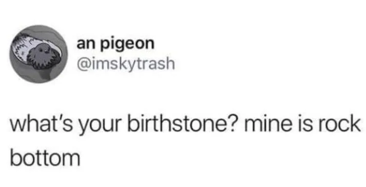 birthstone meme