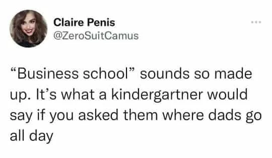 business school meme