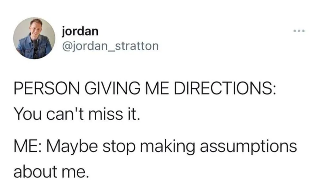 getting lost meme