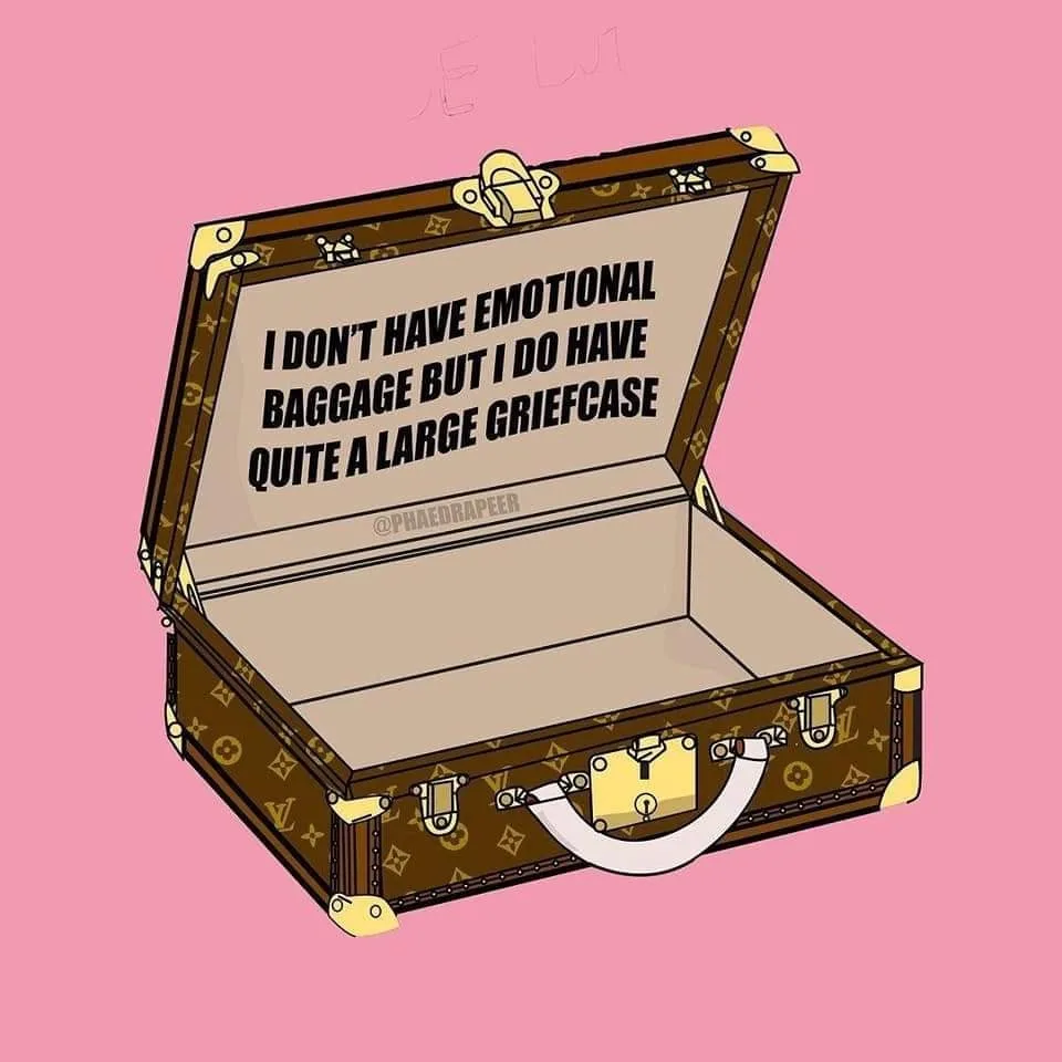 emotional baggage meme