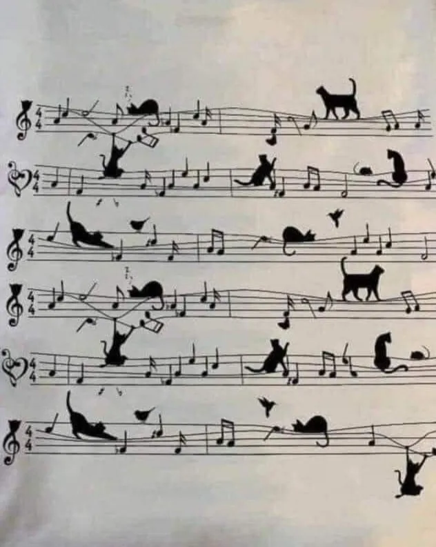 sheet music meme