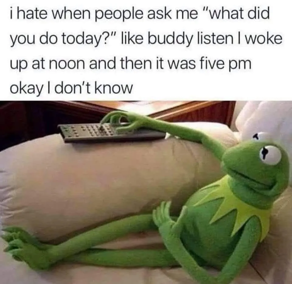 being unproductive meme