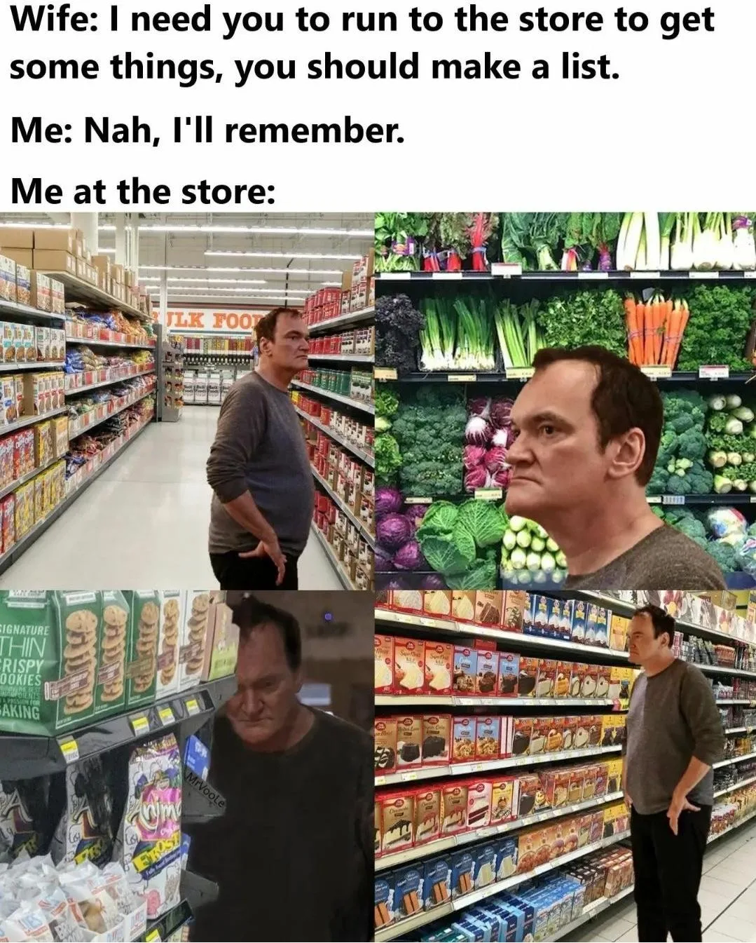 shopping list meme