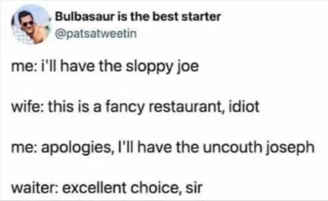 fancy restaurant meme