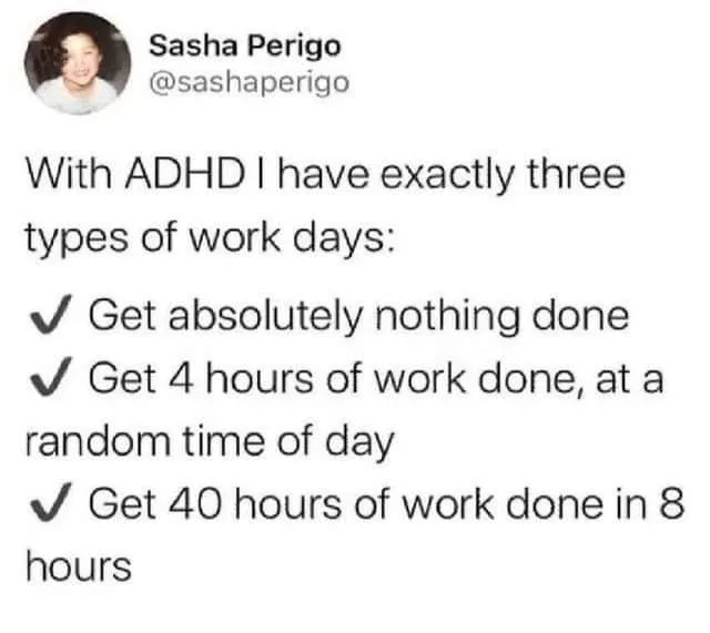 being unproductive meme