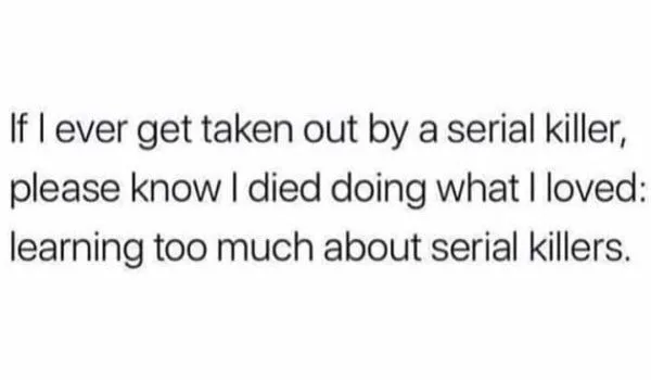 serial killer meme