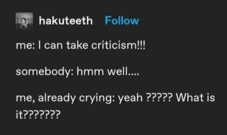 criticism meme