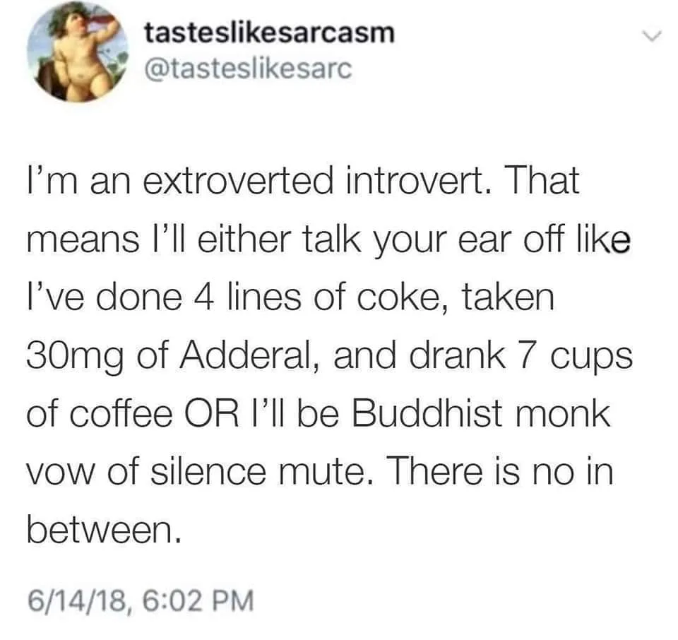 extrovert meme