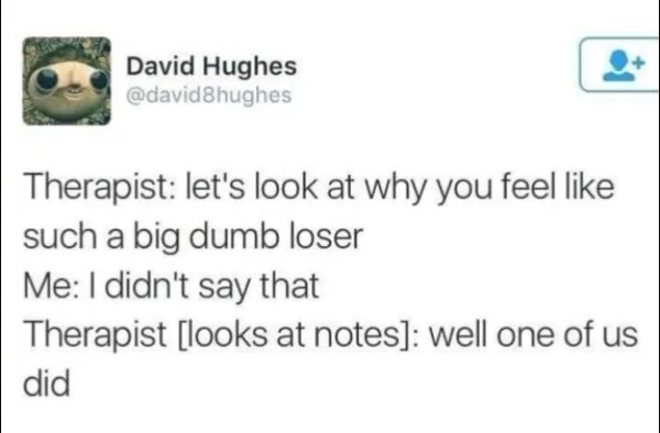 self-hatred meme