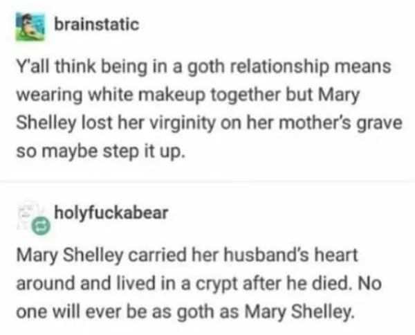 Goth meme