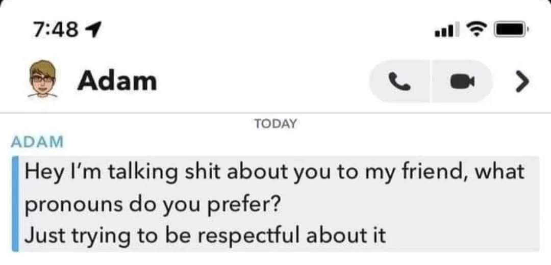 gender pronouns meme