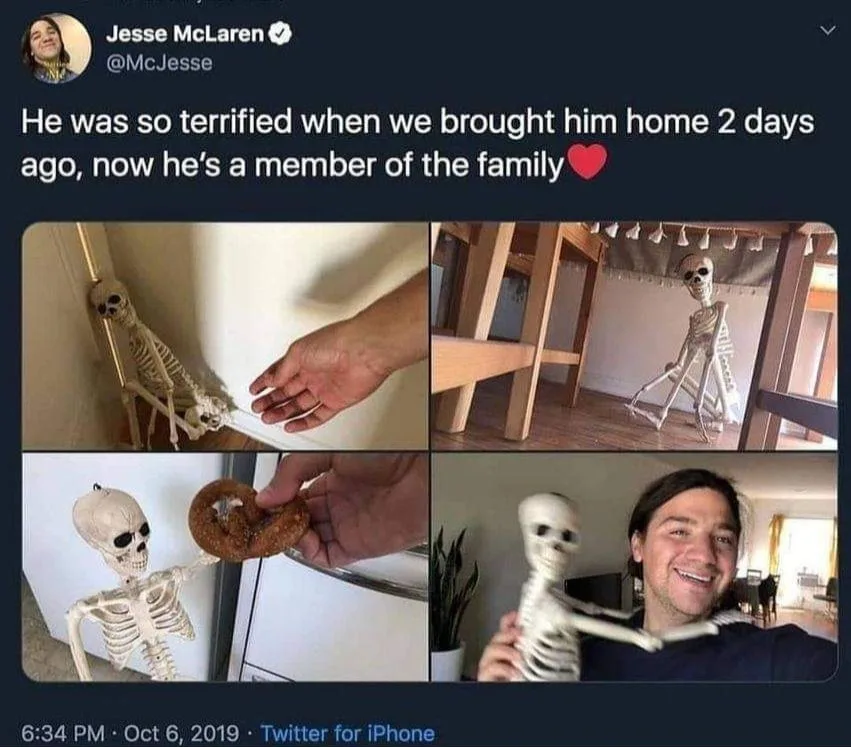 skeleton meme
