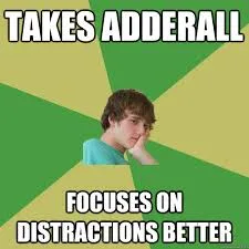 inability to focus meme