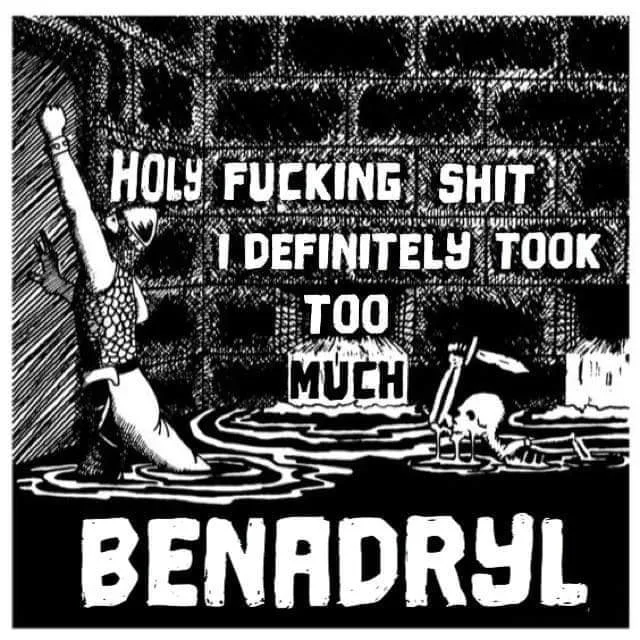 Benadryl meme