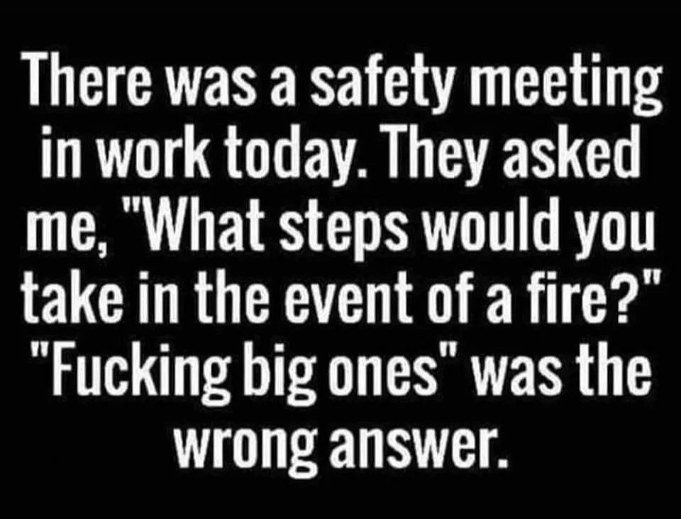 fire drill meme